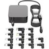 Cabuty Caricabatterie universale per laptop PD90W 15V 16V 18,5V 19V 19,5V20V adattatore di rete, per Lenovo IBM HP Acer Dell Gateway ASUS Samsung Sony Fujitsu Toshiba JBL LG serie LCD con14 porte di ricarica