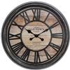 WELL HOME MOBILIARIO & DECORACIÓN WELL HOME - Orologio decorativo in rilievo in plastica, Ø49 x 5 cm