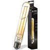 V-TAC Lampadina LED Filamento Ambrata T30 con Attacco E27-6W (Equivalenti a 45W) - 100 Lumen - Lampadine Vintage Vetro - Massima Efficienza e Risparmio Energetico - 2200K Bianca Calda
