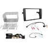 G.M. Production Mascherina telaio kit doppio 2 Din AUDI A3 2005 a 2012 con comandi al volante
