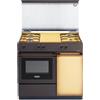 DE LONGHI SGK854N CUCINA 86X50 4 FUOCHI FORNO A GAS COPERCHIO IN CRISTALLO COLORE COPPERTONE CLASSE A
