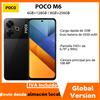 POCO M6 Versione Globale Smartphone 128GB/256GB MediaTek Helio G91 Ultra 6.79'' 90Hz Display 33W - 8GB 256GB Silver