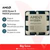 AMD Processore AMD Ryzen 5 9600X 5,4 GHz 6 core 12 thread 38 MB di cache di gioco 4NM TDP 65W Socket AM5 -