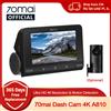 70mai 4K Dash Cam A810 Ultra HD GPS integrato ADAS Registrazione automatica 150FOV Rilevazione -