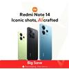Xiaomi 【Estreno mondiale】 Versione globale Xiaomi Redmi Note 14 MediaTek Helio G99-Ultra Fotocamera AI da - 8GB 256GB Green