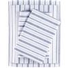 Madison Park Essentials - Set di lenzuola in 100% cotone, traspirante e morbido, design stampato, set di lenzuola in cotone con tasca elastica, per materassi fino a 43,2 cm, per tutte le stagioni, a