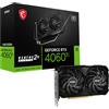 MSI Tarjeta grafica msi rtx 4060 ventus 2x black 16gb oc - 3 x dp - 1 x hdmi - pci express