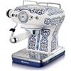 Ariete Capri Macchina Caffè Cialde e Caffè Macinato in Polvere Espresso Manuale con Erogatore di Vapore 1 o 2 Tazze - 00M13891CAR0