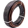 Claber - Tubo gomma per irrigazione da giardino retinato 3/4" Claber Top black 50 metri