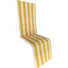 Markotex Cuscino per sdraio - lettino - sedia - SFODERABILE (170 in cotone, Giallo)