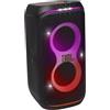 JBL PartyBox Club 120 Speaker Wireless Bluetooth Portatile, Cassa Altoparlante Impermeabile IPX4, 2 Ingressi per Microfono e Chitarra, USB, fino a 12 h di Autonomia, Nero, Spina AC UE (tipo C)