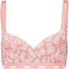 PUMA Printed Padded Top Reggiseno Sportivo, Corallo, M Donna