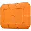 LaCie Rugged SSD 1TB, esterno SSD, per PC Mac iPad & iPhone, USB-C, 1 Mesi Adobe CC All Apps, Data Rescue Service (STHR1000800)