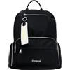 Desigual, ACCESSORIES NYLON Backpack Medium Donna, Nero, taglia unica