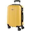 ITACA Valigia Bagaglio a Mano, Trolley Bagaglio a Mano, Trolley Havel, Giallo, 55 cm