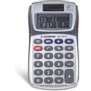 OSAMA Metal - Calcolatrice Piccola Tascabile a 10 Cifre e 3 Tasti di Memoria, Prodotto di Cartoleria e Cancelleria Scuola e Ufficio con Grande Schermo LCD a Energia Solare e Profilo Gommato Antiurto