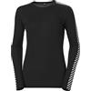Helly Hansen Donna Maglia Termica HH Lifa Crew, S, Nero