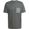 adidas Uomo Terrex Graphic T-Shirt, Legend Ivy, M