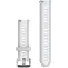 Garmin Cinturino Originale, 20mm, Sgancio rapido, Silicone, Mist Grey