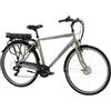 F.lli Schiano E-Moon, Bici Elettrica da Città 28 Inches per Adulti, 36V 13Ah Batteria Rimovibile, Motore 250W 40Nm, City Ebike, Grigio