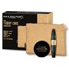 Max Factor, Cofanetto Regalo Donna Teddy Chic, Pochette in morbido tessuto teddy con Mascara False Lash Effect Raven Black + Cipria Miracle Veil