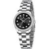 SAPPHERO orologio da donna al quarzo con bracciale in acciaio inossidabile con cassa da 26 mm e decorazione in cristallo - Disponibile in vari colori
