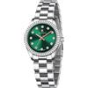 SAPPHERO orologio da donna al quarzo con bracciale in acciaio inossidabile con cassa da 26 mm e decorazione in cristallo - Disponibile in vari colori