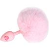 Generic Sexy Fox Anal Plug Tail Silicone Anal Toys For Women Men Butt Plug Small Tail Cat Rabbit Anal Plug Cosplay Sex Toys For Adult(Pink-short tail)