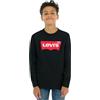Levi's Lvb L/S Batwing Tee, Maglia a maniche lunghe Bambini e ragazzi, Nero (Black), 16 anni