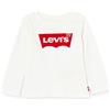 Levi's LVG L/S BATWING TEE, T-shirt Bimba 0-24, Bianco, 12 mesi