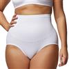 POMPEA Slip Vita Alta Comfort Size in Microfibra Bianco
