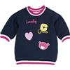 Chicco Vestito A Maniche Lunghe, Vestito Casual Bimba 0-24, Blu, 0 Mesi