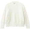 United Colors of Benetton Maglia Lupetto M/L 19BAC200I Maglione, Bianco, 140 cm Bambina