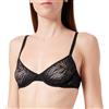 Calvin Klein Reggiseno T-shirt Donna Unlined Elasticizzato, Nero (Black), 0D
