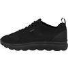 Geox U Spherica A, Sneakers Uomo, Nero, 46 EU