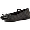 Geox Jr Plie' B, Ballerine Bambine e ragazze, Nero (Black), 34 EU