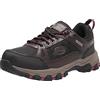 Skechers Selmen Cormack, Oxford Uomo, Chocolate Black Leather W Synthetic Mesh, 39.5 EU