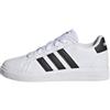 adidas Unisex - Bambini e ragazzi Grand Court Lifestyle Tennis Lace-Up Shoes, Cloud White Core Black Core Black, 31.5 EU