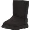 UGG Classic Weather Short, Stivali Classici, Unisex - Bambini e ragazzi, Nero, 22 EU