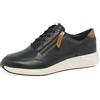 Clarks 261680184, Scarpe da Ginnastica Donna, Cuoio Nero, 39 EU