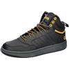 adidas Hoops 3.0 Mid Lifestyle Basketball Classic Fur Lining Winterized Shoes, Scarpe Uomo, Core Black/Core Black/preloved Yellow, 39 1/3 EU