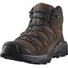 Salomon X Ultra 360 Leather Mid Gore-Tex Scarpe Impermeabili da trekking da Uomo, Stabilità, Grip, Protezione totale dalle intemperie, Dark Earth/Delicioso/Castlerock, 42 EU