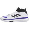 adidas Bounce Legends Low Trainers, Scarpe da Basket Unisex-Adulto, Cloud White/Core Black/Lucid Blue, 52 2/3 EU
