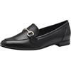 MARCO TOZZI Mocassini Donna con Tacco Eleganti, Nero (Black Gold), 37 EU