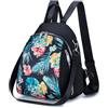 BAGZY Borse a Zaino da Donna 2 in 1 Borsa a Zaino Piccola Elegante in Nylon Antifurto Zaino Casual per Donne Ragazze Viaggi Scuola (Multicolore)