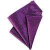 DonDon fazzoletto da taschino con puntini argento 25 x 25 cm per uomo adatto ad occasioni cerimoniali - Blu
