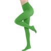 CozyWow Collant da donna elasticizzati, semi-opachi, in 25 colori, 80 denari, verde quadrifoglio, S