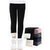 Monbessi Leggings termici da bambina, foderati in pile, 5-13 anni, termici, in cotone, invernali, confezione da 1, Nero , L