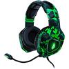 Surefire Headset da gaming Skirmish - Headset per PC, PlayStation e Xbox - Cuffie da gioco con microfono - 390g - Sound stereo 2.0 e luci LED - USB 3.2 Gen 1 I powered by Verbatim