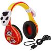 ekids Paw Patrol Marshall - Cuffie per bambini, con funzione di limitazione del volume integrata, per ascolto sicuro e adatto ai bambini, colore: rosso